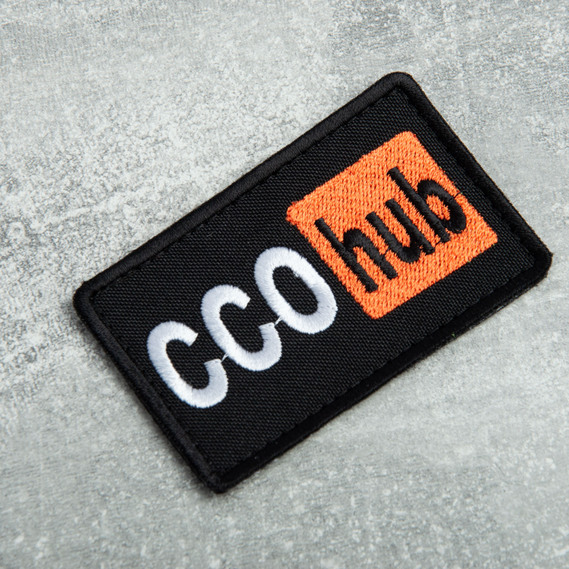 Шеврон нашивка на липучке вышитый патч 5х9,5 см Hub ССО, фото 2