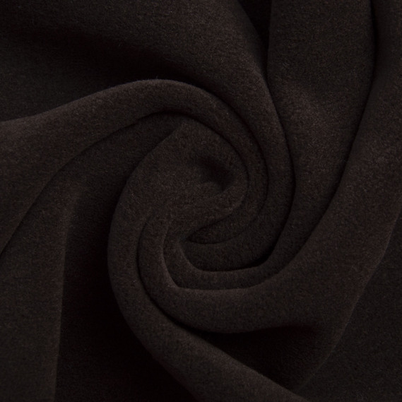 Тканина фліс однотонна 300 гр/м2 тепла тканина полар антипілінг, м`яка для флісовок, кофт, штанів шоколад, фото 1