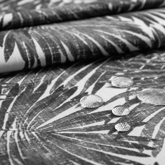 Скатертина з водовідштовхувальним просоченням IDEIA 140х170 см бавовна папороть чорна, фото 2 Скатертина з водовідштовхувальним просоченням IDEIA 140х170 см бавовна папороть чорна, фото 2