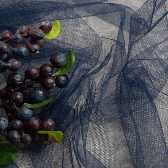 Фатин декоративний т/синій, фото 3