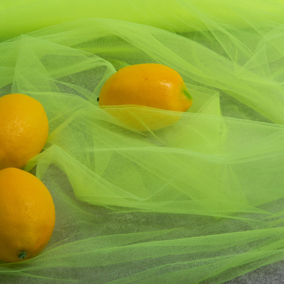 Фатин декоративный неон лимон, фото 3