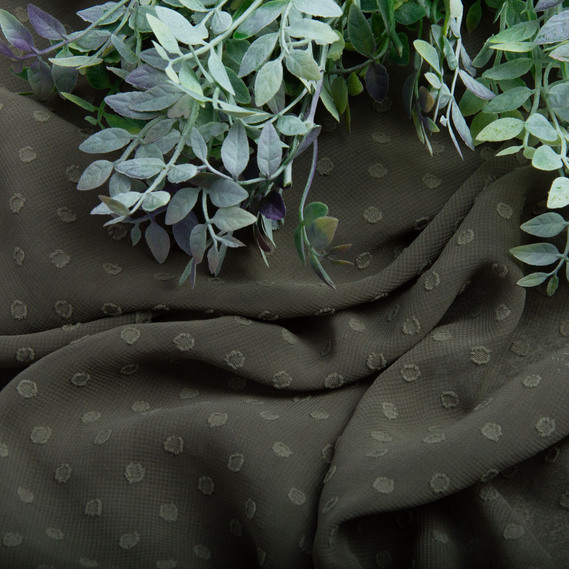 Chiffon crepe fabric 150 cm lightweight, airy, matte, for dresses, skirts, blouses, children’s clothing лавр, фото 3