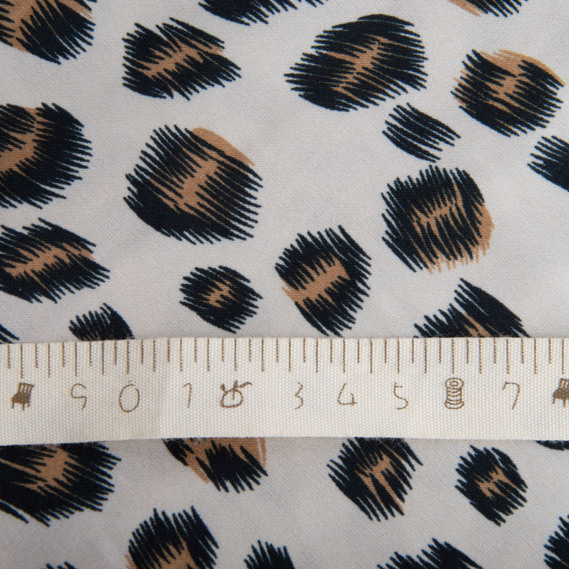 Ткань плательная атлас шелк барсик беж, фото 4