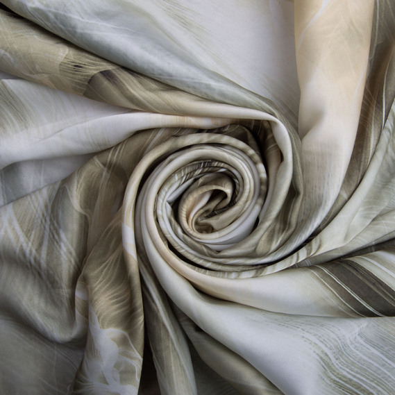 Тканина плательная атлас шовк стрейч олива, фото 1 Тканина плательная атлас шовк стрейч олива, фото 1