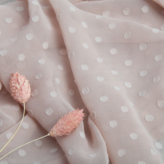 Chiffon crepe fabric 150 cm lightweight, airy, matte, for dresses, skirts, blouses, children’s clothing беж, фото 3