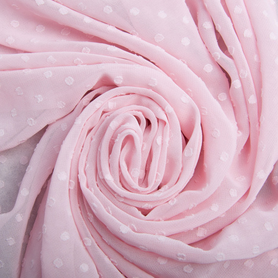 Chiffon crepe fabric 150 cm lightweight, airy, matte, for dresses, skirts, blouses, children’s clothing св/рожева, фото 1