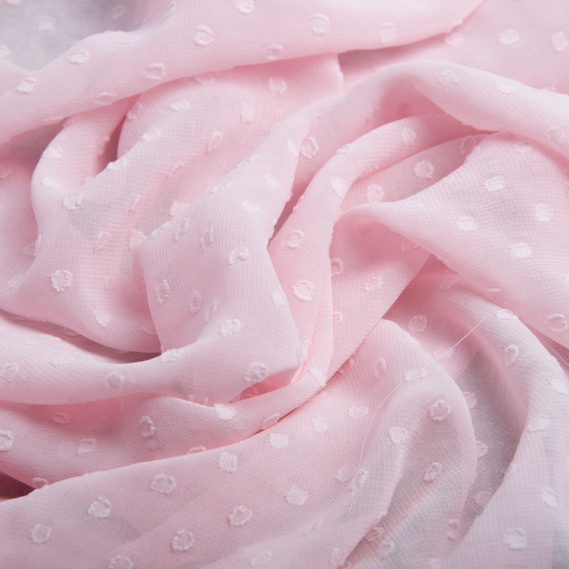 Chiffon crepe fabric 150 cm lightweight, airy, matte, for dresses, skirts, blouses, children’s clothing св/рожева, фото 2