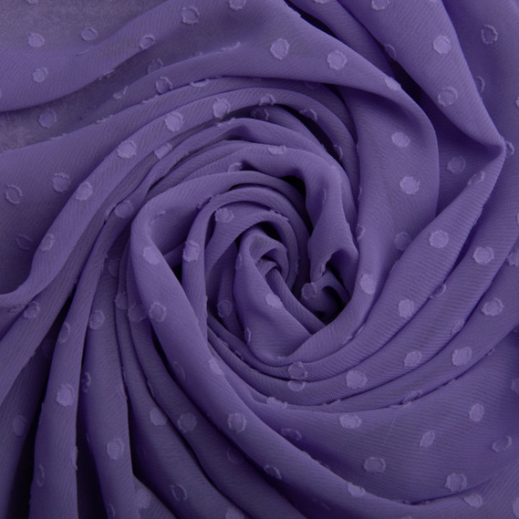 Тканина шифон жакард 150 см 75 гр/м2 легка, повітряна, для суконь, спідниць, блузок, дитячого одягу бузок, фото 1 Тканина шифон жакард 150 см 75 гр/м2 легка, повітряна, для суконь, спідниць, блузок, дитячого одягу бузок, фото 1