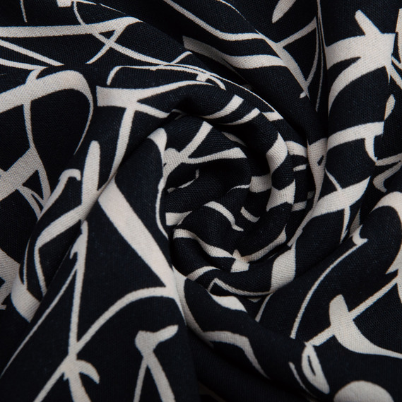 Ткань плательная креп Американский розчерк шоколад, фото 1