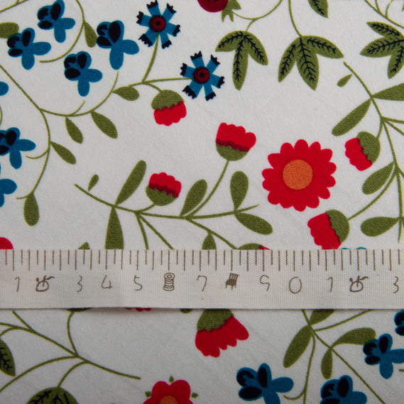 Suit fabric cotton барвінок блакитний, фото 4