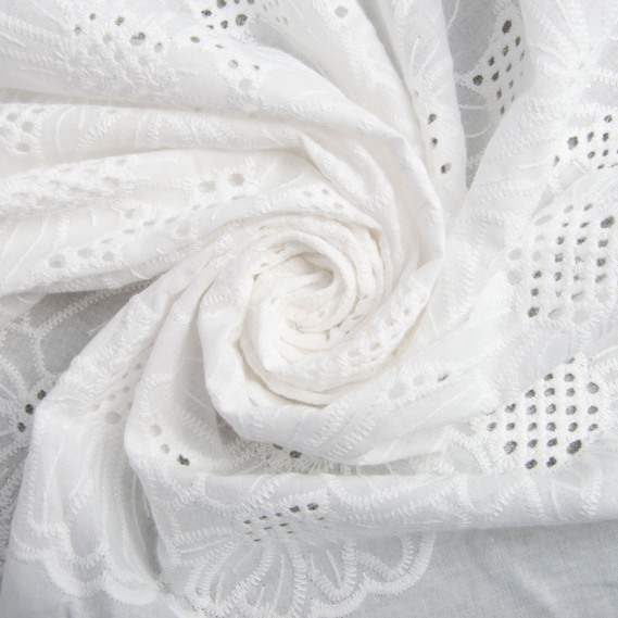 Тканина батист прошва натуральна бавовна 130 см, 120 гр/м2, для сорочок, суконь, дитячого одягу, легка, дихаюча соняшник молоко, фото 1