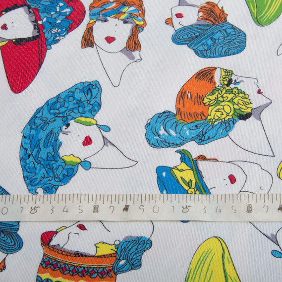 Ткань костюмная джинс капелюшки, фото 4