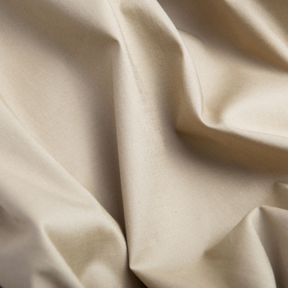 Тканина поплін бавовна 124 гр/м2 св/хакі, фото 2