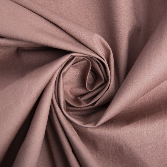 Cotton poplin fabric 124 gr/m2 шокочіно, фото 1