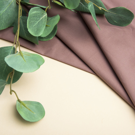 Cotton poplin fabric 124 gr/m2 шокочіно, фото 3