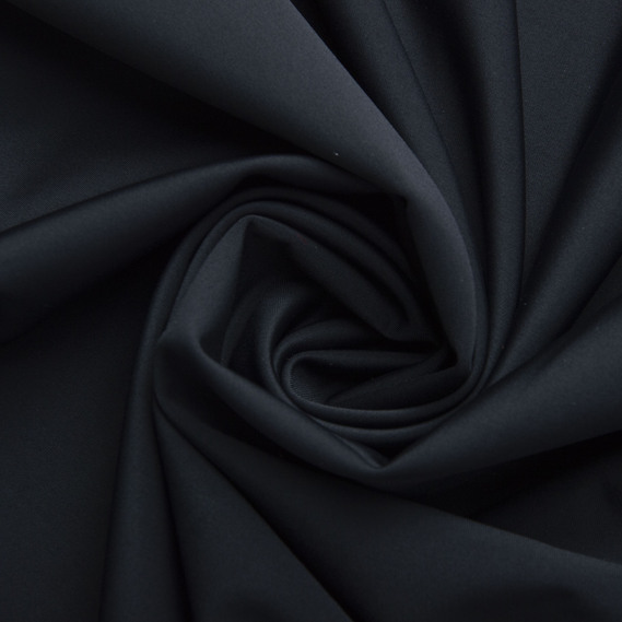 Ткань трикотаж Біфлекс матовий 204 гр/м2, еластична тканина, тканина для купальників, леггінсов, спортивного одягу чорний, фото 1 Ткань трикотаж Біфлекс матовий 204 гр/м2, еластична тканина, тканина для купальників, леггінсов, спортивного одягу чорний, фото 1