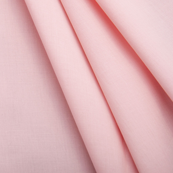 Тканина батист однотонна 145 см 74 гр/м2 бавовняна, натуральна для літніх суконь і блуз, сорочок, дитячого одягу персик, фото 2