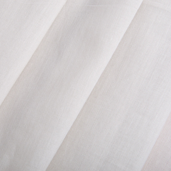 Plain batiste fabric 145 cm 74 g/m2 cotton, natural — for summer dresses and blouses, shirts, children’s clothing попіл, фото 2