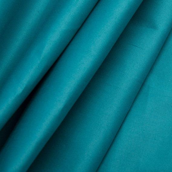Cotton poplin fabric 124 gr/m2 бірюза, фото 2 Cotton poplin fabric 124 gr/m2 бірюза, фото 2