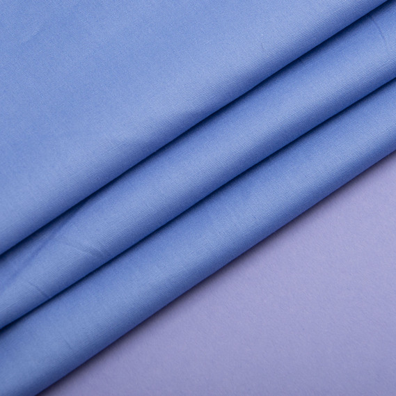 Cotton poplin fabric 124 gr/m2 т/блакитна, фото 2 Cotton poplin fabric 124 gr/m2 т/блакитна, фото 2