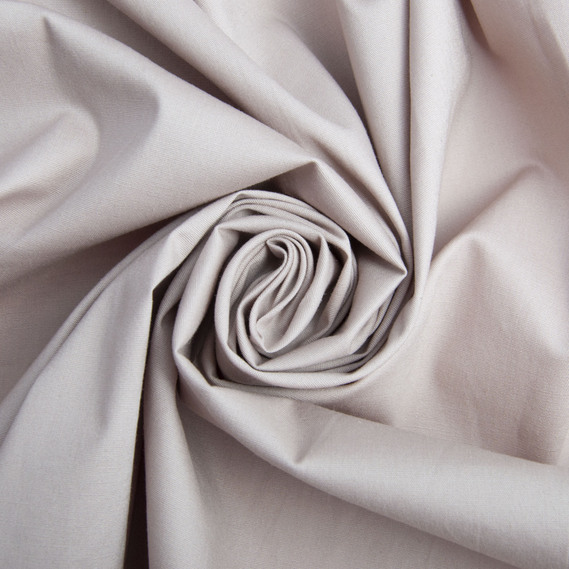 Cotton poplin fabric 124 gr/m2 беж/пудра, фото 1 Cotton poplin fabric 124 gr/m2 беж/пудра, фото 1