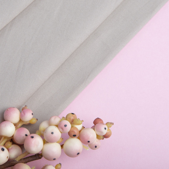 Ткань поплин хлопок 124 гр/м2 беж/пудра, фото 3