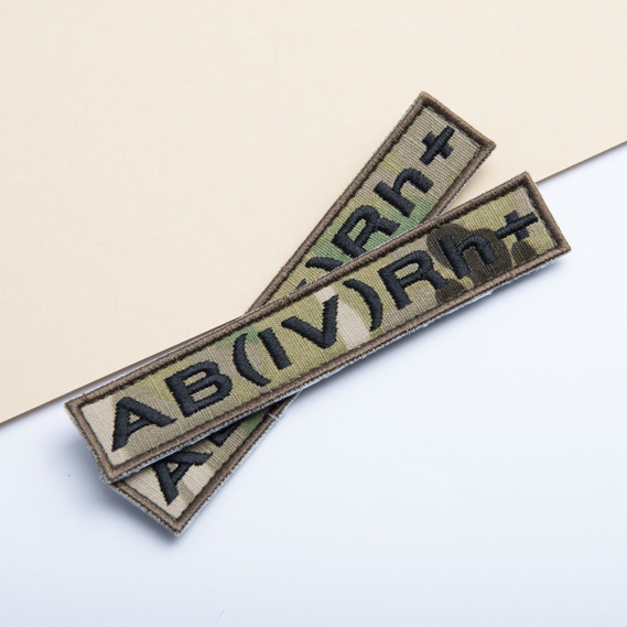 Velcro chevron Blood type four plus 2х12 см, фото 4