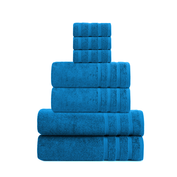 Terry towel napkin 50x100 Pigtail т/синій, фото 5