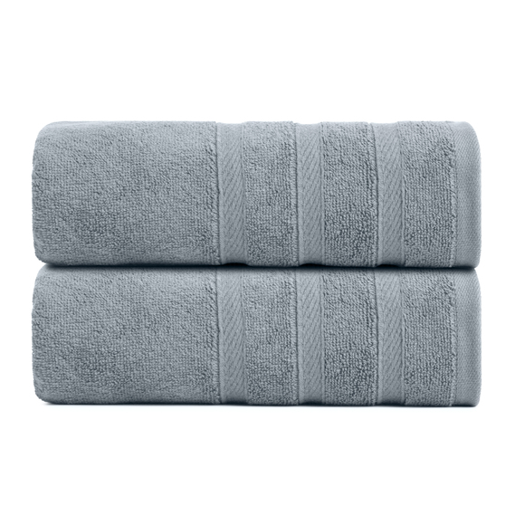 Рушник махровий Косичка 50х100 см сірий, фото 1 Рушник махровий Косичка 50х100 см сірий, фото 1