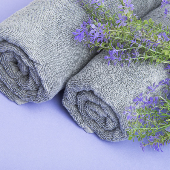 Terry towel napkin 70x140 Pigtail сірий, фото 6