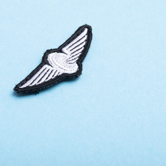 Шеврон нашивка на липучці "УЗ" Укрзалізниця, вишитий патч 2х5 см срібло , фото 2