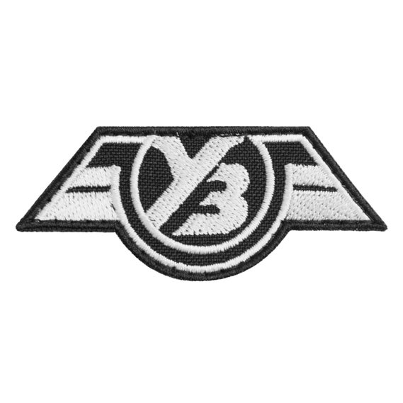 Шеврон нашивка на липучке УЗ Укрзалізниця, вышитый патч 3х7 см срібло , фото 1