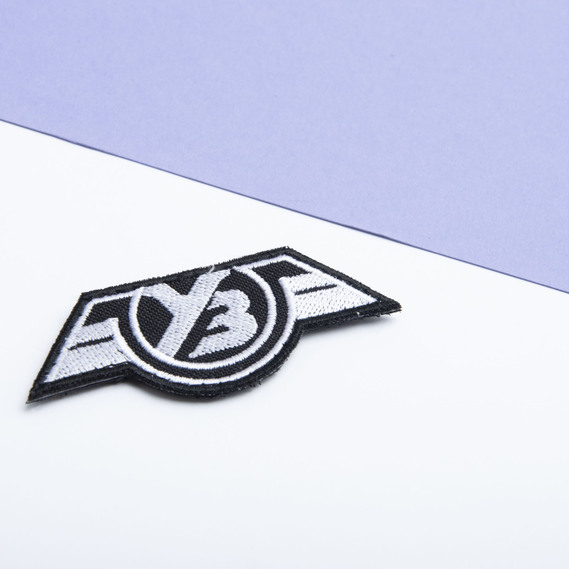 Шеврон нашивка на липучке УЗ Укрзалізниця, вышитый патч 3х7 см срібло , фото 2