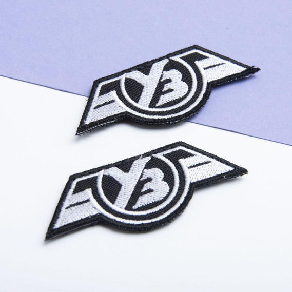 Шеврон нашивка на липучке УЗ Укрзалізниця, вышитый патч 3х7 см срібло , фото 4