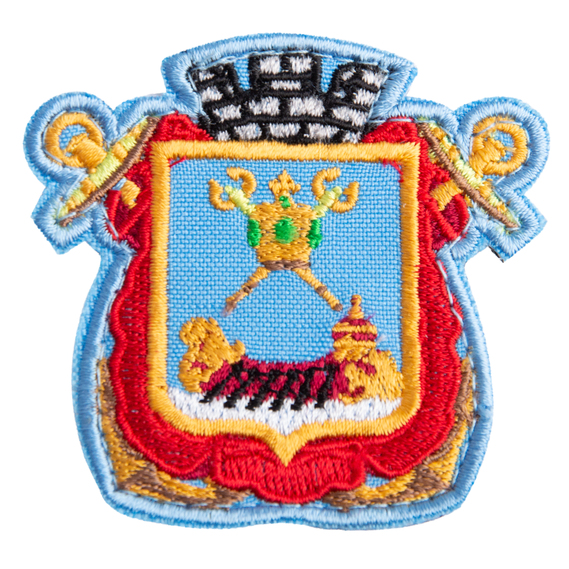 Шеврон нашивка на липучці Герб Миколаєва 6*6 см, фото 1 Шеврон нашивка на липучці Герб Миколаєва 6*6 см, фото 1