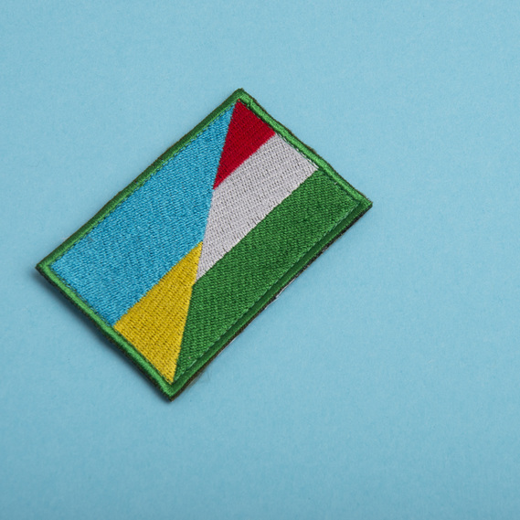 Шеврон нашивка на липучці прапор України та Угорщини, вишитий патч 5,4х7,7 см, фото 11 Шеврон нашивка на липучці прапор України та Угорщини, вишитий патч 5,4х7,7 см, фото 11