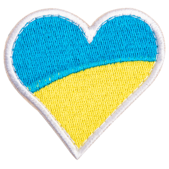 Velcro chevron Heart frame 6x6.5 cm, фото 9