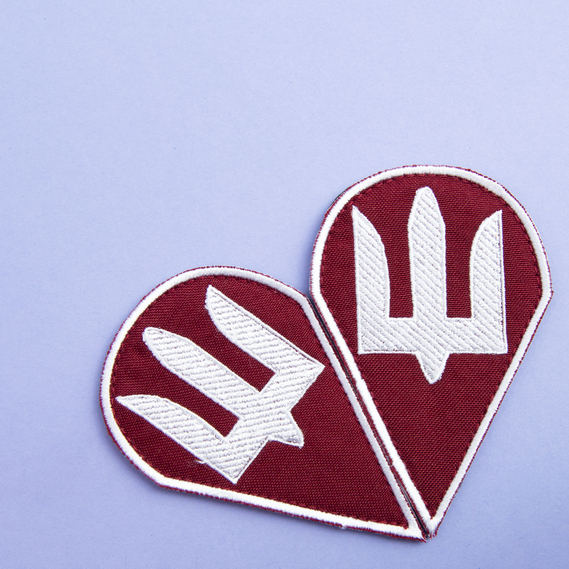 Velcro patch featuring trident of the Airborne Assault Forces (DSHV) of the Armed Forces of Ukraine (AFU) 6.3x9.5 cm, фото 5