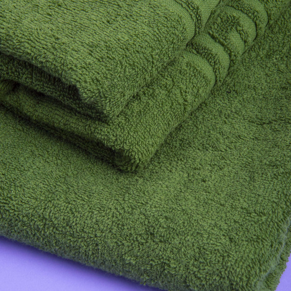 Terry towel Versace 35x60 cm оливка , фото 5