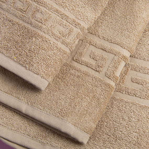 Terry towel Versace 70x135 cm беж, фото 2