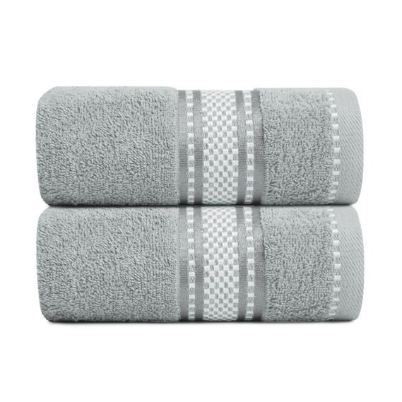 Terry jacquard towel TM IDEIA 50х85 cm сірий, фото 1