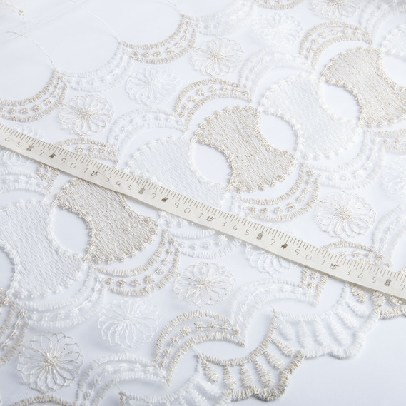 Тюль сетка с вышивкой V-125 altin , фото 3 Тюль сетка с вышивкой V-125 altin , фото 3