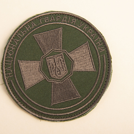 Velcro patch for the National Guard of Ukraine, 8.5 cm, фото 3