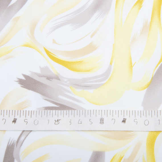 Ткань плательная Super Soft акварель жовта, фото 4