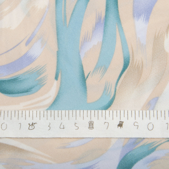 Тканина плательна Super Soft акварель бірюза, фото 4 Тканина плательна Super Soft акварель бірюза, фото 4