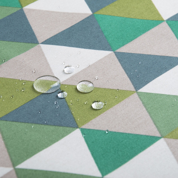 Decorative fabric with water-repellent impregnation V-06 зелена, фото 3