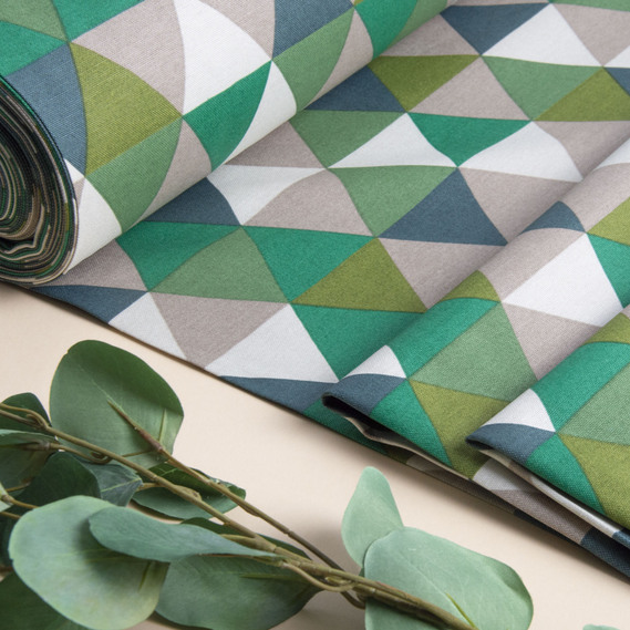 Decorative fabric with water-repellent impregnation V-06 зелена, фото 4