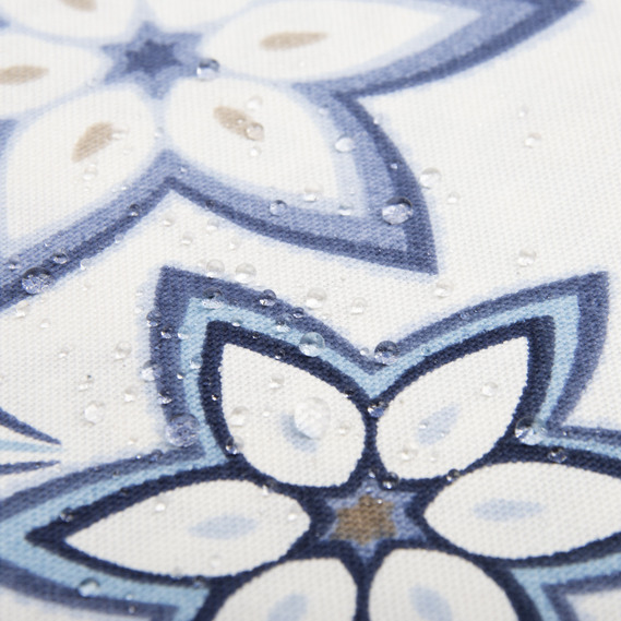 Ткань декоративная Коло з водоотталкивающей пропиткой V-02 синя, фото 3