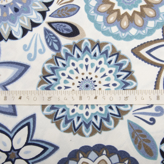 Ткань декоративная Коло з водоотталкивающей пропиткой V-02 синя, фото 5