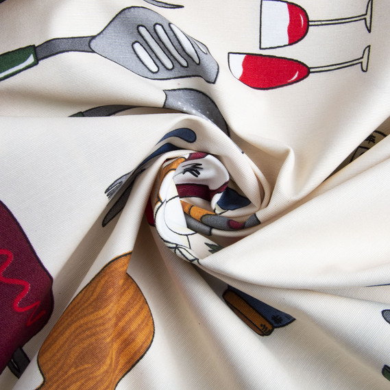 Ткань декоративная хлопок з водоотталкивающей пропиткой, для скатертей, штор, декора
 кухня, фото 1 Ткань декоративная хлопок з водоотталкивающей пропиткой, для скатертей, штор, декора
 кухня, фото 1